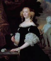 Porträt der Witwe von Admiral van Balen